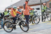 Auch das Fahren im Kreis will geübt sein. (Bild: Donato Caspari)