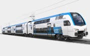 Der Auftrag teilt sich in 10 dreiteilige elektrische Doppelstöcker des Typs Kiss, 10 vierteilige Triebzüge des Typs Flirt und fünf mehrteilige dieselbetriebene Züge. (Bild: PD)