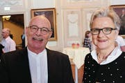Er geht auf Weltreise, sie hofft auf gute Lösungen in der Lokalpolitik: Geoffrey Delmore und Vizestadtpräsidentin Christa Thorner. (Bild: Hugo Berger)