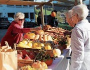 Das gibts nur im Herbst: Kürbisse in allen Kalibern und Farbtönen.