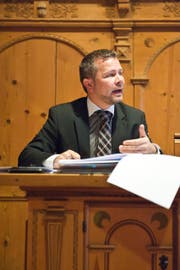 Der abtretende Säckelmeister Thomas Rechsteiner. (Bild: Martina Basista/Archiv)