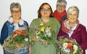 Die Jubilarinnen (von links): Annelies Bosshard, Monika Rohner, Ursula Negrini, Erika Eggenberger. (Bild: PD)