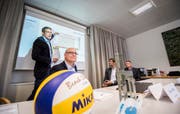 Pressekonferenz zur Vorstellung des Projekts "The Beachhouse". (Bild: Reto Martin)