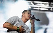 Marshall Mathers aka Eminem rappte schon vor acht Jahren auf der Bühne der Grossen Allmend. (Bild: Stefan Schaufelberger (9. Juli 2010))