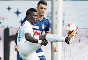 Moussa Konés erstes Super-League-Tor verhinderte eine Zürcher Niederlage in Luzern. (Bild: Urs Flüeler/KEY)