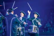 Verblüffende Akrobatik und präzise Rhythmen: «Fascinating Drums» aus Deutschland. (Bild: Michel Canonica)