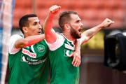 Zum Saisonauftakt reichten dem FC St.Gallen drei Tore auf der Pontaise nur zu einem Unentschieden. (Bild: Marc Schumacher/freshfocus (freshfocus))