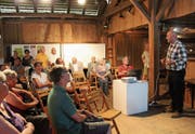 Referent Guido Leutenegger zog das Publikum mit seinen Erläuterungen in seinen Bann. (Bild: Trudi Krieg)