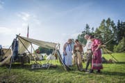 In Wolfhalden campierten während zehn Tagen rund 30 Wildwest-Fans. (Bild: Jil Lohse)