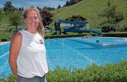 Die Arbonerin Sandra Mathis ist neue Bademeisterin in Walzenhausen. (Bild: Isabelle Kürsteiner)