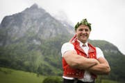 Schwingerkönig Nöldi Forrer. (Bild: Keystone)