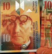 Le Corbusier auf der Zehnernote. (Bild: ky)
