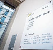 Der Eingangsbereich des städtischen Amts für Soziale Dienste an der Rheinstrasse 6. (Bild: Andrea Stalder)