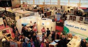 Wie alle drei Jahre läuft bei der Messe am Berg auch 2016 alles in der Mehrzweckhalle Rorschacherberg ab. (Bild: Corina Tobler ( 17. November 2013))