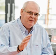 Daniel G. Fuchs aus Altnau kandidiert für das Amt des Präsidenten der Volksschulgemeinde Region Sulgen.Der erste Wahlgang findet am 29. Oktober statt. (Bild: Donato Casparit)