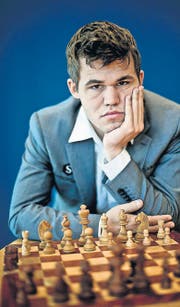 Will mit 22 Jahren auf den Schach-Olymp: Herausforderer Magnus Carlsen. (Bild: afp/Daniel Sannum Lauten)