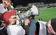 Die Anfeuerungsrufe der Kinder übertönten die gegnerischen Fans. (Bild: Picasa)