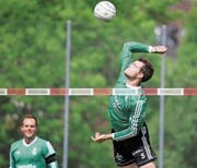 Die Wigoltinger – hier gegen Widnau in der Meisterschaft – sind heute gegen Diepoldsau favorisiert. (Bild: Mario Gaccioli (Wigoltingen, 24. Juni 2017))