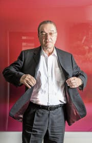 Oswald Grübel, fotografiert in seinem Büro in Zürich. (Bild: Nadia Schärli (20. Dezember 2017))