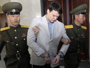 Otto Frederick Warmbier bei seinem Gerichtsprozess im Frühling 2016. (Bild: Jon Chol Jin (AP))