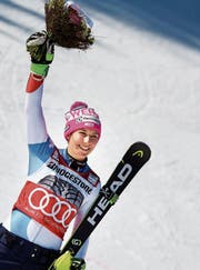 Vielseitig auf hohem Niveau: Wendy Holdener. (Bild: Jean-Christophe Bott/KEY)