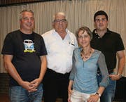 Wollen in den Gemeinderat: Ronald Keller, Lenggenwil, Peter Schuler, Niederhelfenschwil, Patricia Juen, Niederhelfenschwil, und Matthias Krucker, Niederhelfenschwil. (Bild: Ursula Ammann)