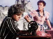 Szene aus «Altweiberfrühling». Alle Protagonisten waren mit viel Leidenschaft und professionell dabei. (Bild: Donato Caspari)