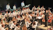 Das Jugend-Symphonieorchester an einem Konzert noch unter der Leitung von Dirigent Roger Ender. (Archivbild: Barbara Hettich)