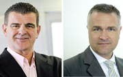 Der Patron und sein Nachfolger: Peter Spuhler (links) und Thomas Ahlburg. (Bild: Donato Caspari/Urs Bucher)