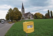 Auf dieser Wiese bei der Hubzelg ist die neue Überbauung der Ecoreal geplant. (Bild: Markus Schoch)
