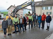 Baubeginn für ein neues «Schäfli» in Waldstatt (Bild: Karin Erni)