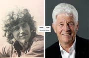 Benedikt Weibel früher (l.) und heute (r.), 71jährig.