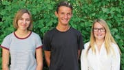Luna Steiner, Kevin Waldburger und Sandra Steingruber. (Bild: PD)