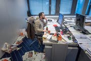 Redaktorenbueros vor dem UmzugKaspar Enz (Bild: Michel Canonica (Michel Canonica))