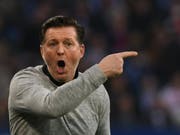 Er sieht noch einen Weg zum Klassenerhalt: HSV-Trainer Christian Titz (Bild: KEYSTONE/EPA/DAVID HECKER)