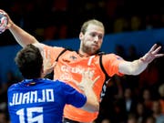Zum Auftakt der Playoff-Halbfinals gegen Pfadi der erfolgreichste Werfer der Kadetten Schaffhausen: Gabor Csaszar (Bild: KEYSTONE/CHRISTIAN MERZ)