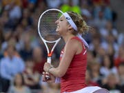 0:2 nach dem ersten Tag: Timea Bacsinszky und das Schweizer Fed-Cup-Team stehen in Rumänien mit dem Rücken zur Wand (Bild: KEYSTONE/GEORGIOS KEFALAS)