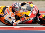 Marc Marquez sorgte auch in Austin für Aufsehen (Bild: KEYSTONE/AP/ERIC GAY)