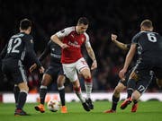 Lobt seinen abtretenden Trainer Arsène Wenger in den höchsten Tönen: Granit Xhaka (Bild: KEYSTONE/EPA/ANDY RAIN)