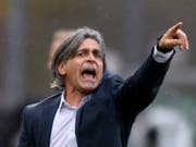Sion-Coach Maurizio Jacobacci sah eine starke Leistung seiner Equipe (Bild: KEYSTONE/LAURENT GILLIERON)