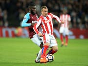 Xherdan Shaqiri muss mit Stoke City weiter auf den ersten Sieg seit Januar warten (Bild: KEYSTONE/AP PA/ADAM DAVY)