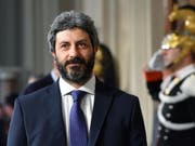 Roberto Fico, Präsident des italienischen Abgeordnetenhauses, soll bis Donnerstag die Möglichkeit eine Koalition aus seiner Fünf-Sterne-Bewegung und den Sozialdemokraten abklären. (Bild: KEYSTONE/EPA ANSA/ETTORE FERRARI)