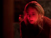 Emily Blunt in einer Szene von "A Quiet Place". Der Horrorfilm von John Krasinski eroberte am Wochenende vom 19. bis 22. April 2018 den ersten Platz bei den US-Kinocharts zurück. (Bild: Keystone/AP/JONNY COURNOYER)