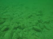 Eine Reihe von rund 100 Steinhügeln verläuft unter Wasser parallel zum Ufer und wurde von Menschen errichtet. (Amt für Archäologie des Kantons Thurgau) (Bild: Amt für Archäologie des Kantons Thurgau)