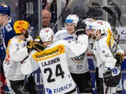 Lugano jubelt und erkämpft sich ein 7. Spiel (Bild: KEYSTONE/PATRICK B. KRAEMER)