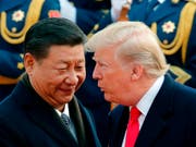 Chinas Staatsschef Xi Jinping beim Treffen mit US-Präsident Donald Trump in Peking im November 2017. (Bild: KEYSTONE/AP/ANDY WONG)