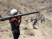 Die Taliban befinden sich seit Monaten militärisch im Vormarsch. Nun wollen sie ihre Vorstösse intensivieren. (Bild: KEYSTONE/AP/ALLAUDDIN KHAN)