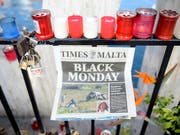 Malta verlor mehrere Plätze im Index der Pressefreiheit: Grund ist das Attentat an einer investigativen Journalistin. (Bild: KEYSTONE/AP/RENE ROSSIGNAUD)