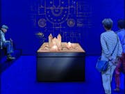 So soll der Ausstellungsraum für den St. Galler Klosterplan aussehen. Ab Frühling 2019 können Besucherinnen und Besucher des Stiftsbezirks erstmals das Original des berühmten Plans aus dem 9. Jahrhundert bestaunen. (Bild: Stiftsbibliothek St. Gallen)