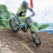 Lukas Schmidiger unterwegs beim letztjährigen Motocross in Grosswangen. (Bild: Tamara Huber (Grosswangen, 10. September 2017))